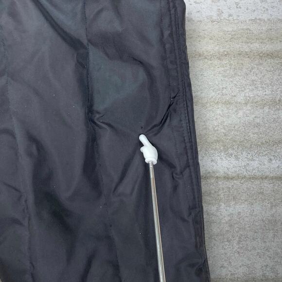 Vintage 90s Arctic Cat Snow Suit Coveralls Mens M Baggy Black Purple Nylon - Picture 5 of 6